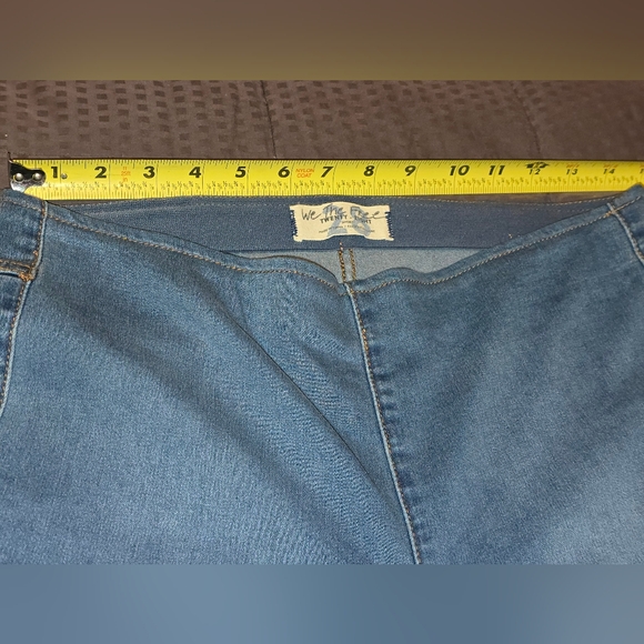 We The Free People Mid-Rise Penny Flare Stretch Denim Jeans Women's Size 28 - Picture 6 of 10